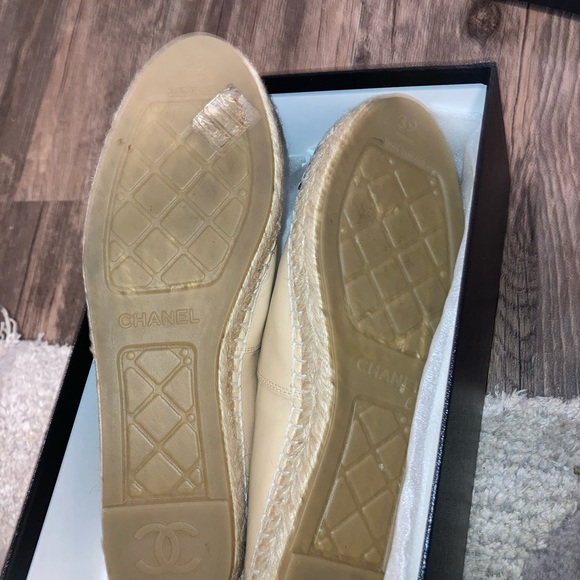 Chanel espadrilles nude and black - Picture 7 of 8